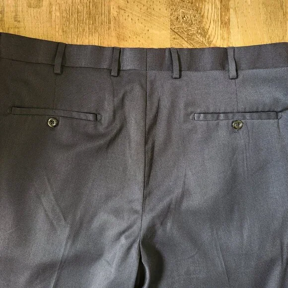 Alan Flusser Men's Pleated Front Pants 38Wx34L - Picture 8 of 10